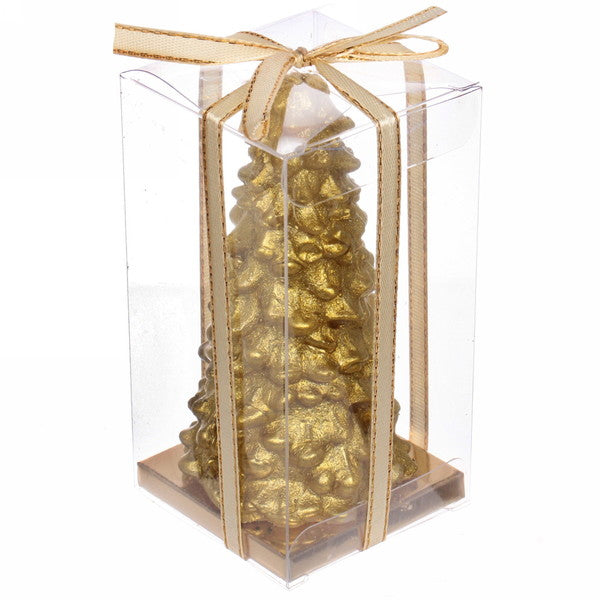 Golden Christmas Tree Candle